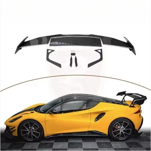 New Arrival Dry Carbon Fiber Mono Style Rear Wing for Lotus Emira Spoiler High Tail Wing Car Modification Parts